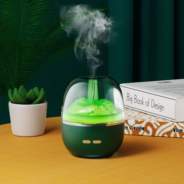 Air Humidifier Essential Oil Ultrasonic Aromatherapy Atomizer Colorful Light Heavy Fog Volume Office Home Accessories - amazitshop