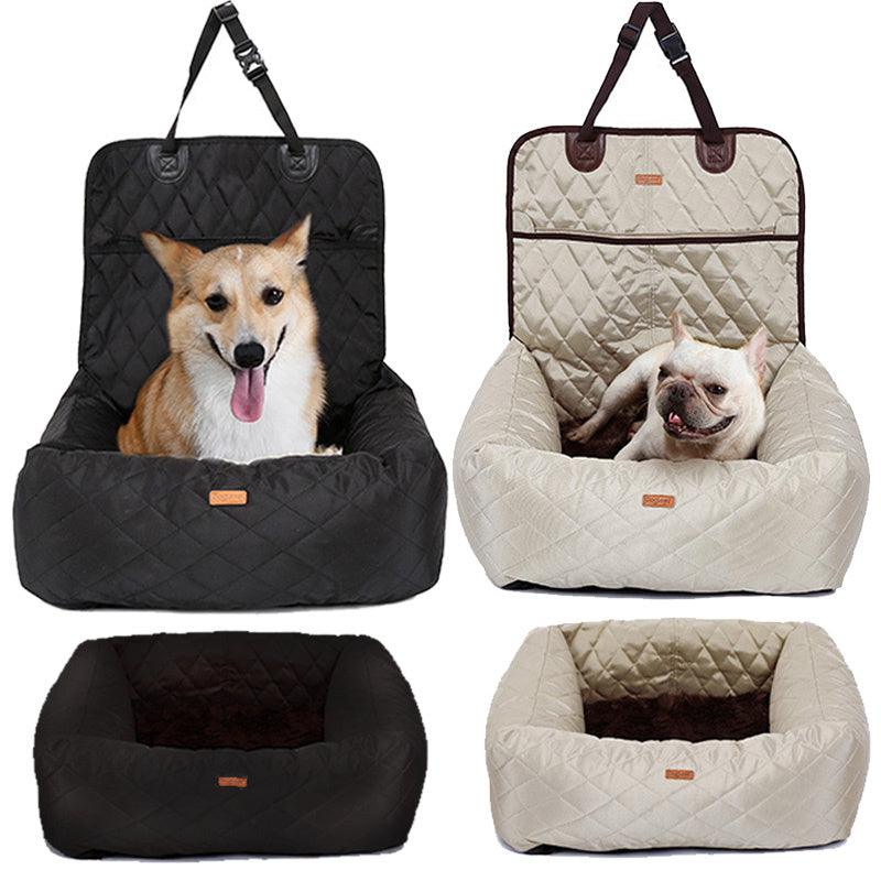 2 In 1 Pet Dog Carrier Folding Car Seat Pad Thickened Multi-purpose Pet Bed Dog Car Mattress Pets Supplies - amazitshop
