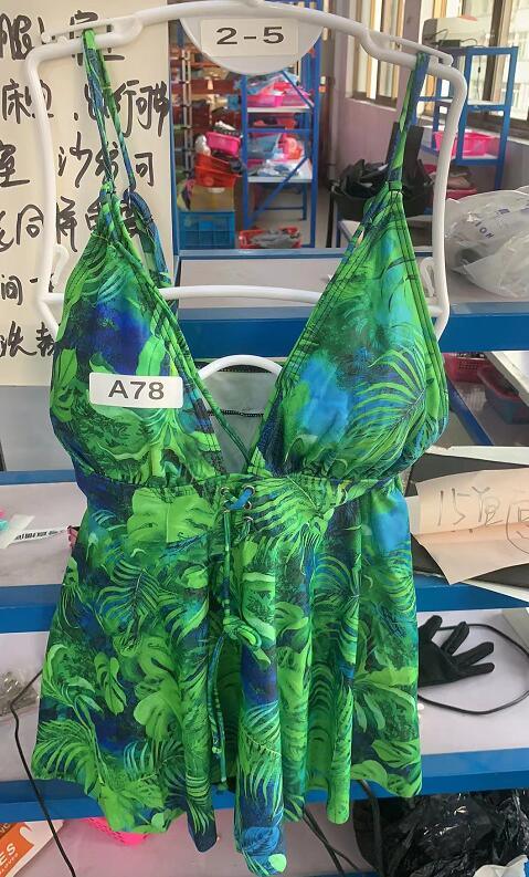 High Waist Ladies Swimsuit Lotus Leaf Plus Size Beachwear - amazitshop