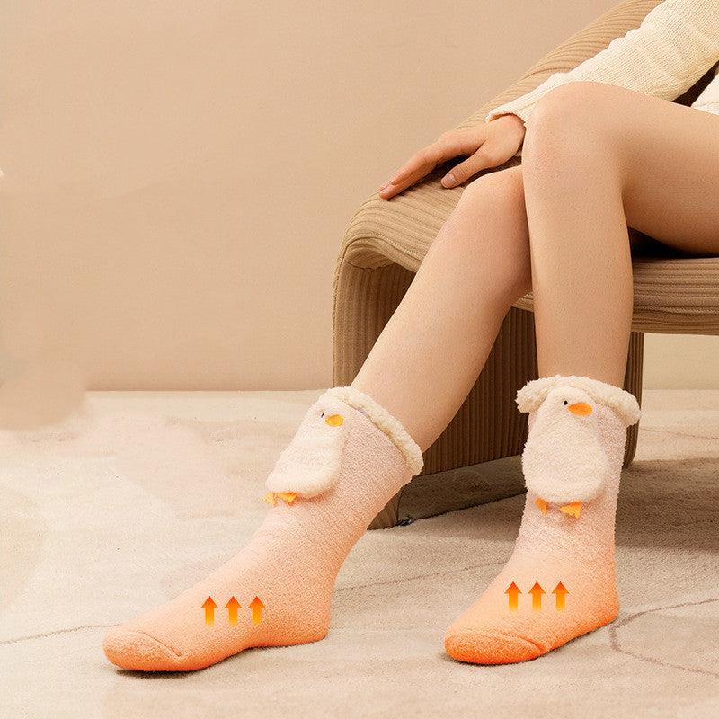 Smart Feet Warmer Electric Heating Socks Warm And Cute - amazitshop