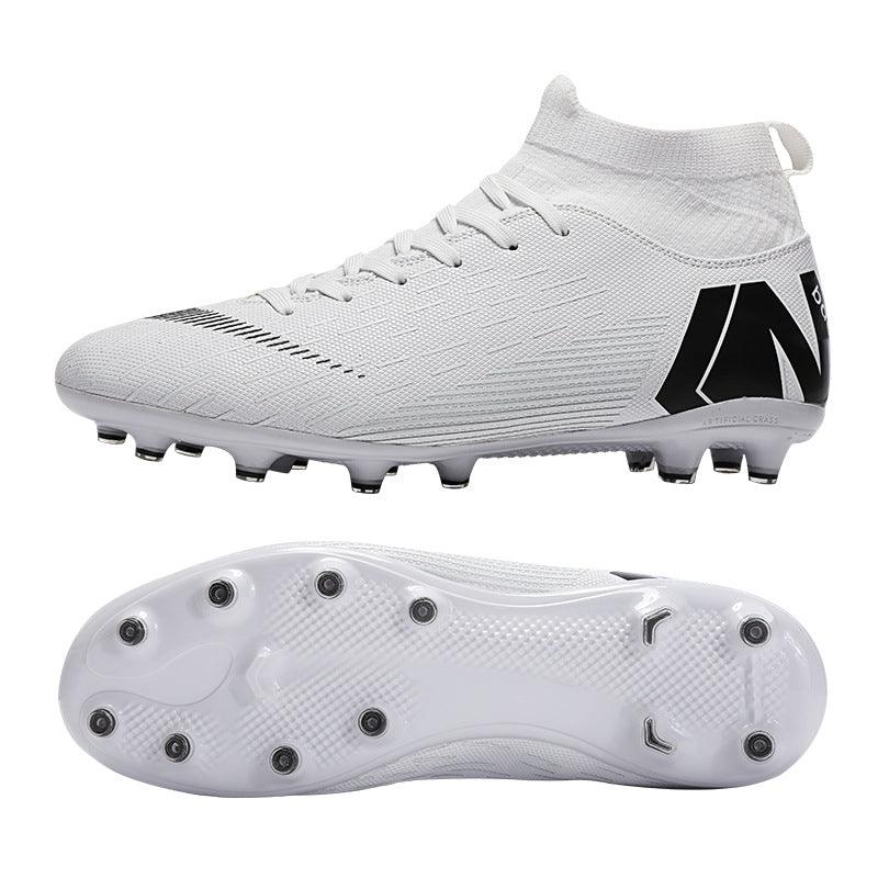 High Top White Football Shoes For Men And Women - amazitshop