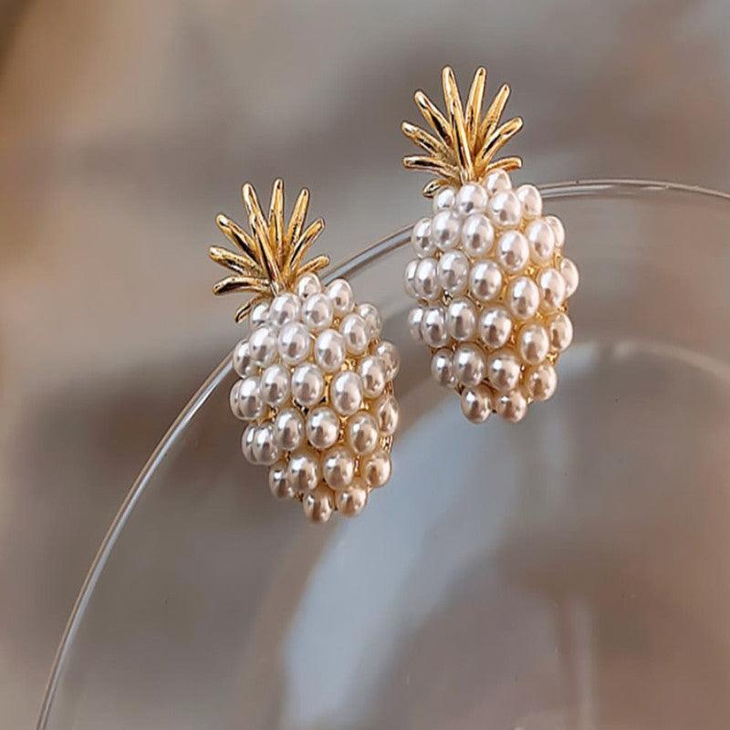 Pineapple Starfish Pearl Earrings - amazitshop