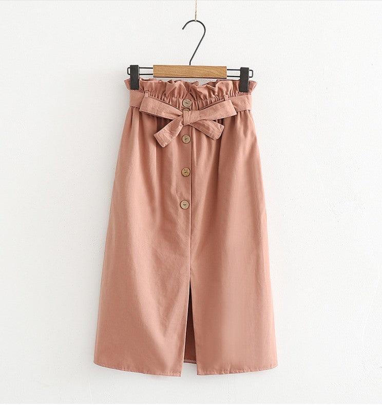 High-waisted mid-length skirts for women - amazitshop