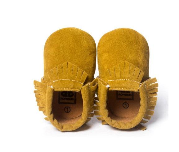 PU Suede Leather Newborn Baby Shoes - amazitshop