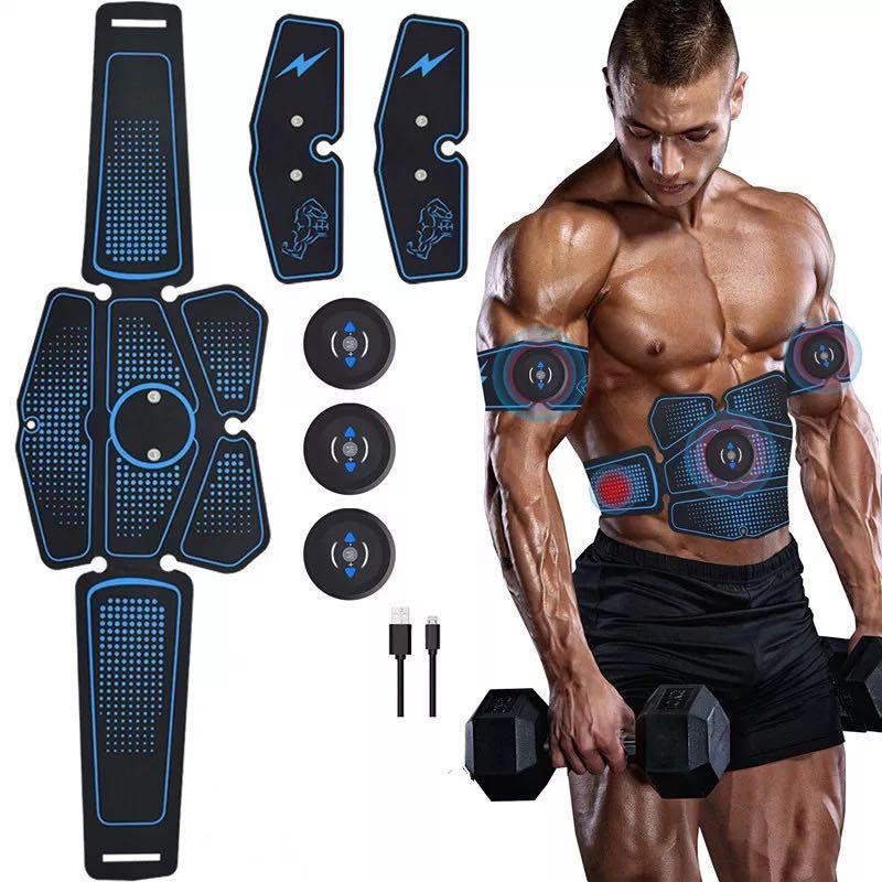 Abdominal muscle training with EMS fitness equipment - amazitshop