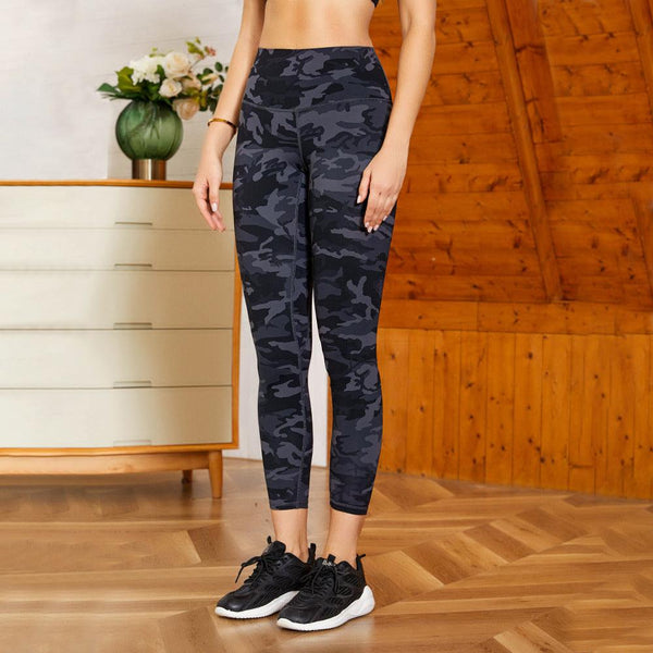 Camouflage Print Gym Trainer Sports Yoga Wear - amazitshop