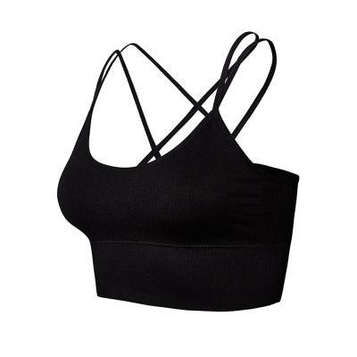 Cross beauty back yoga sports bra - amazitshop