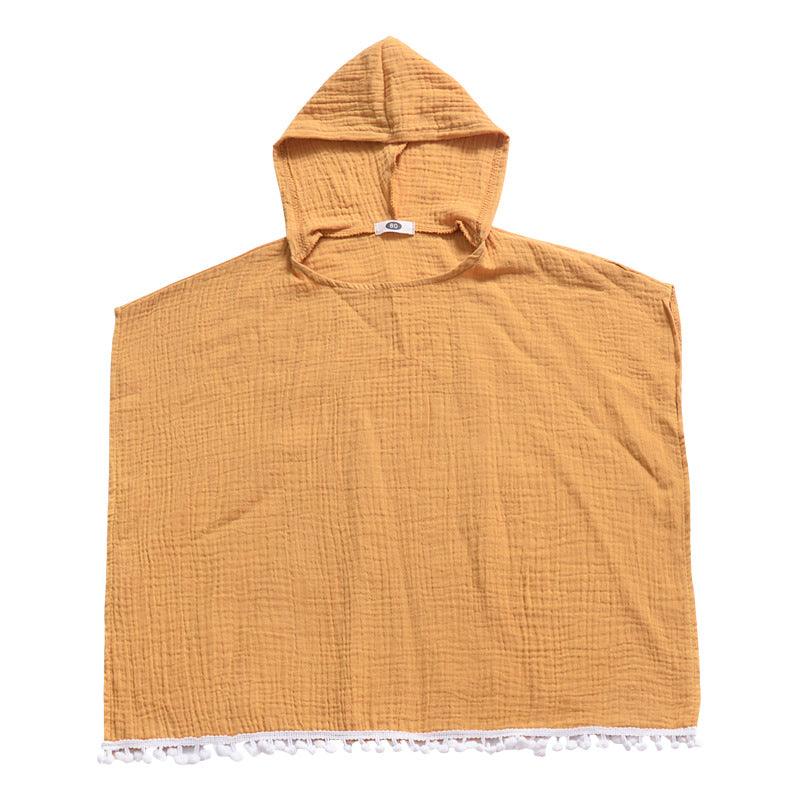 Men and Women Baby Solid Color Hooded Cloak Europe and America - amazitshop