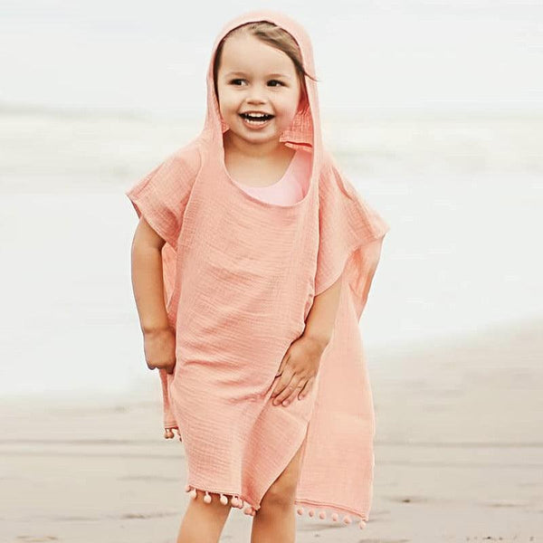 Men and Women Baby Solid Color Hooded Cloak Europe and America - amazitshop