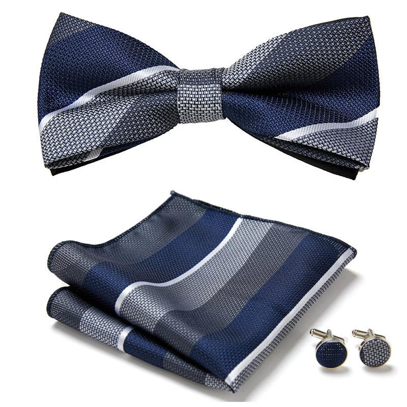 Three Piece Set Of Stylish Bow Ties - amazitshop