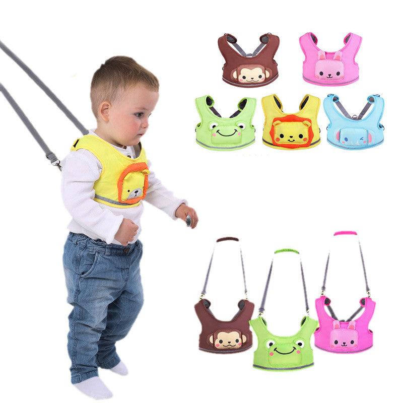 Kids Learning Walking Assistant Infant Toddler Safety Harness Protection Backpack Baby Walking Belts Adjustable Strap Leashes - amazitshop