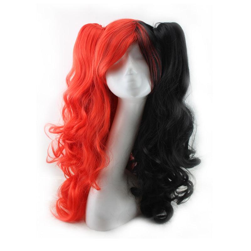 Colorful long curly wigs - amazitshop