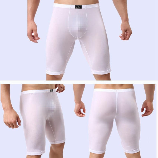 Men's Breathable Mid Waist Long Leg Underwear - amazitshop
