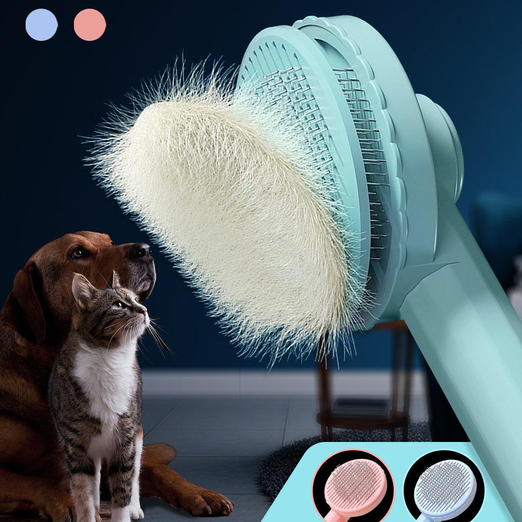 Cat Grooming Pet Hair Remover Brush Dos GHair Comb Removes Comb Short Massager Pet Goods For Cats Dog Brush Accessories Supplies - amazitshop