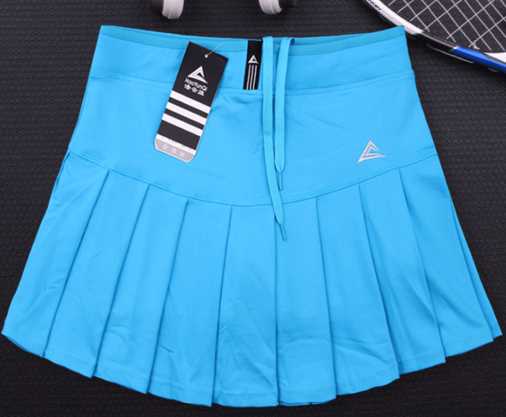 New Girls Tennis Skirts with Safety Shorts , Quick Dry Women Badminton Skirt - amazitshop