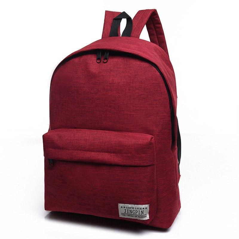 Canvas Men women Backpack College Students High Middle School Bags For Teenager Boy Girls Laptop Travel Backpacks - amazitshop