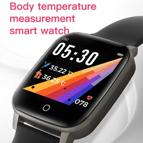 T1 color screen body temperature smart watch - amazitshop