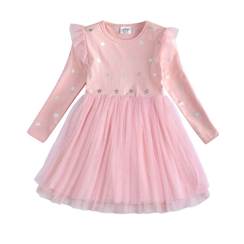 Baby Girl Long Sleeve Clothes Kids Party Dresses For Girls - amazitshop
