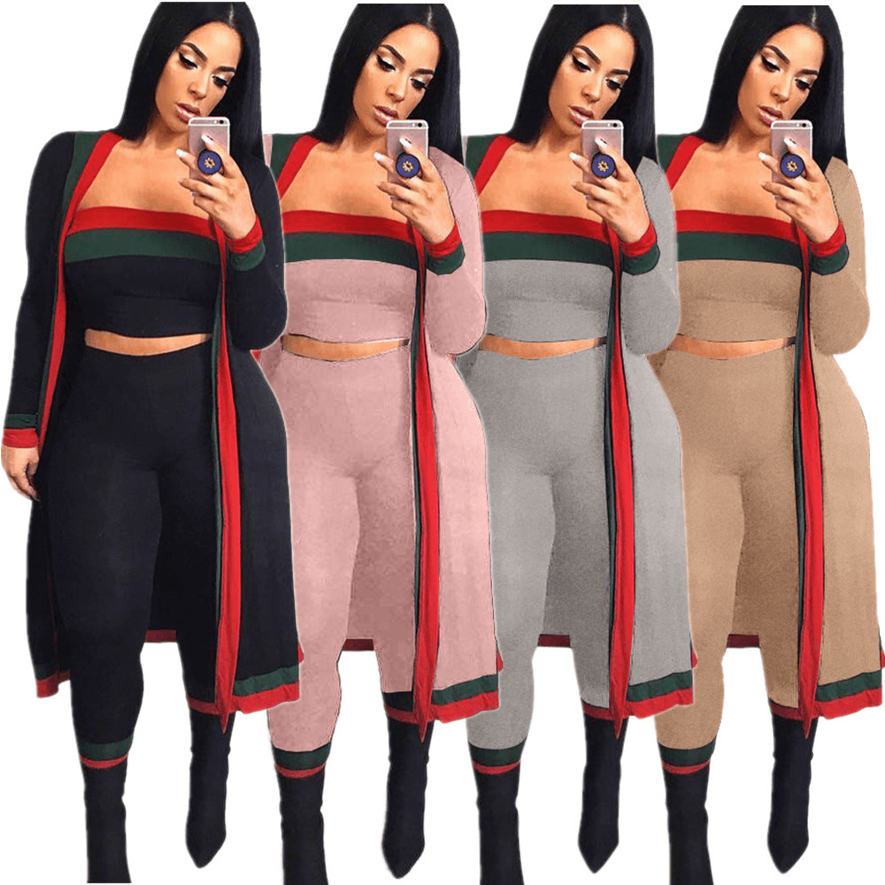 Casual Tracksuit Women Clothes 3 Piece Sets - amazitshop