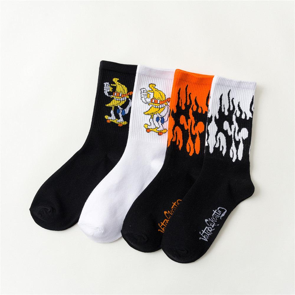 Socks men's middle tube socks - amazitshop