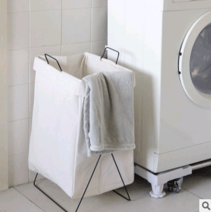 Foldable Fabric Hamper Household Laundry Basket Large Storage Basket Bathroom clothes storage basket - amazitshop