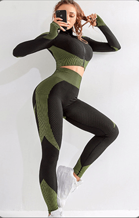 Seamless Workout Yoga Sets women leggings - amazitshop