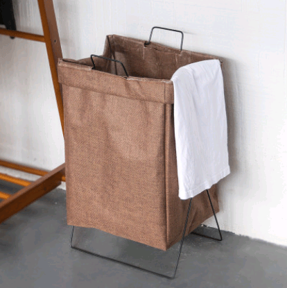 Foldable Fabric Hamper Household Laundry Basket Large Storage Basket Bathroom clothes storage basket - amazitshop