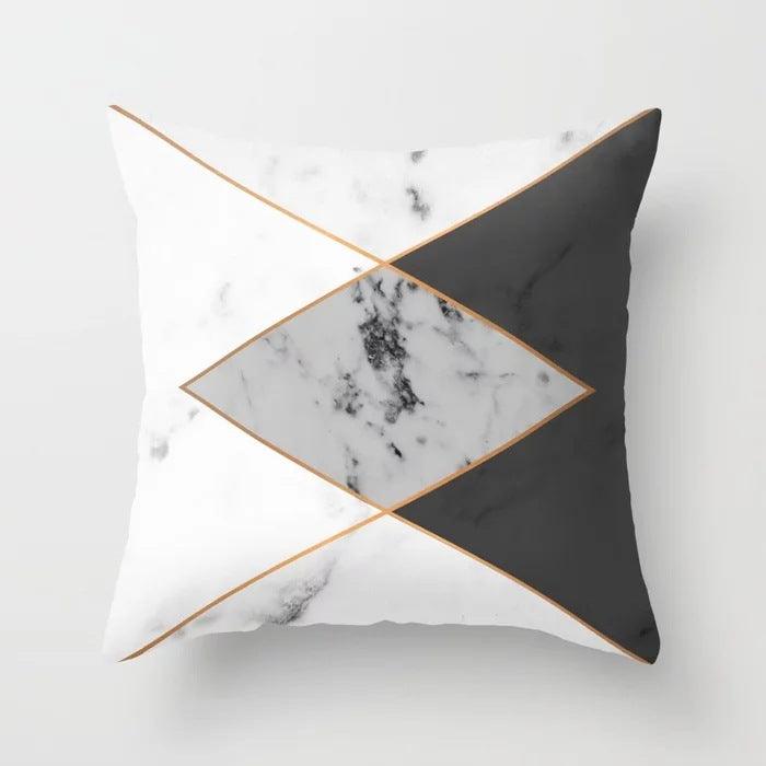 Pink Geometric Abstract Decorative Pillows Case - amazitshop