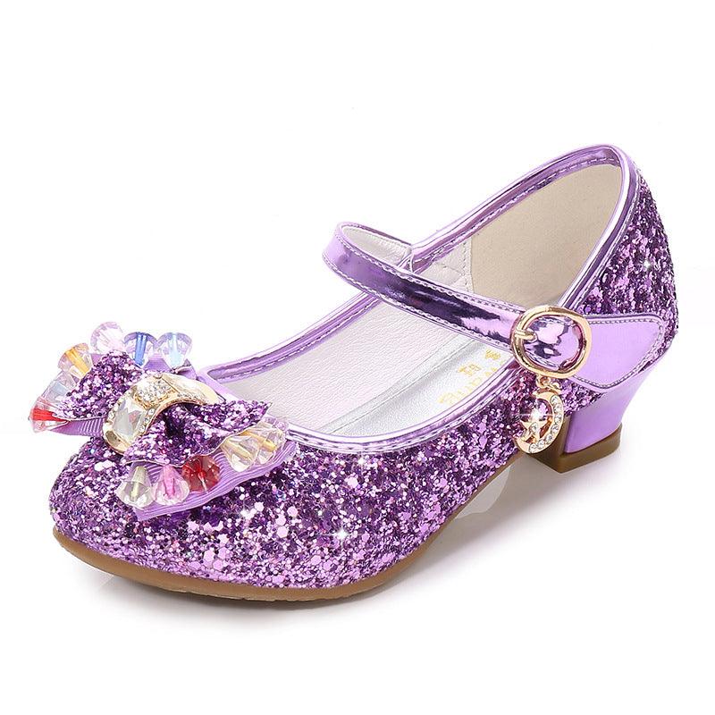 Girls princess leather shoes - amazitshop