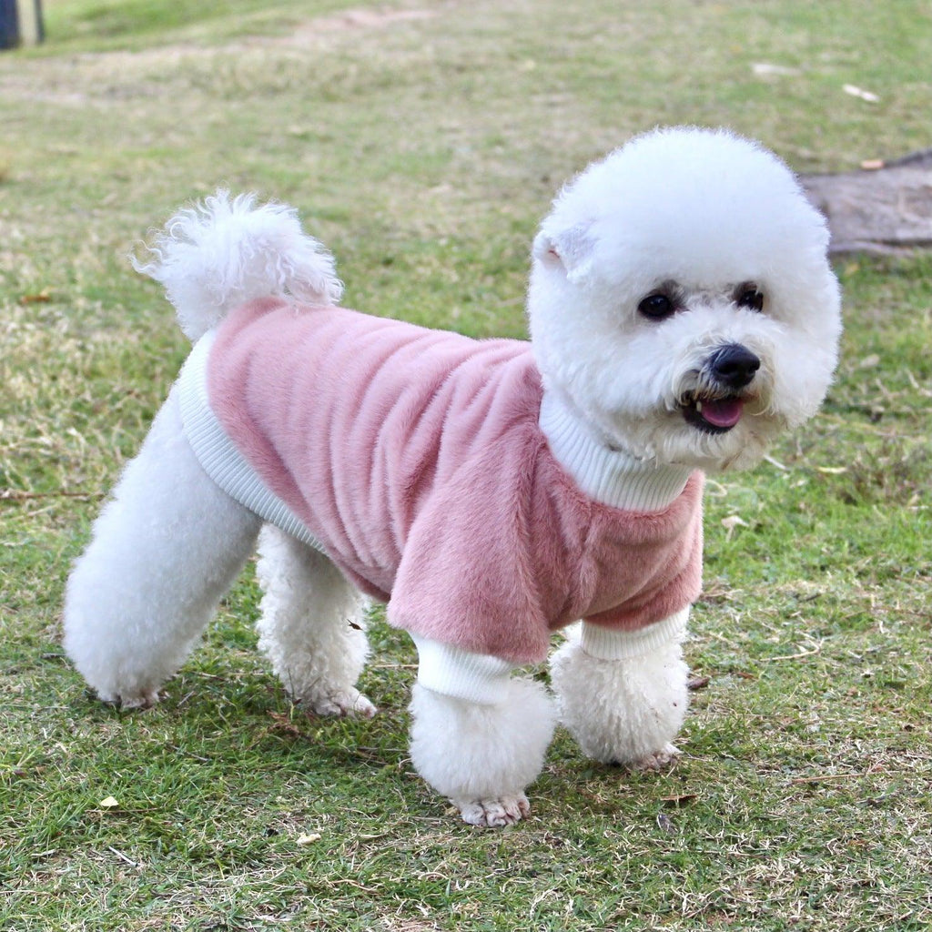 Pet Clothing Warm In Autumn And Winter Casual Dog Cat Clothing Mink Fur Thickened - amazitshop