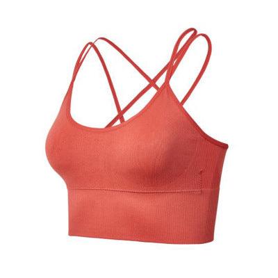 Cross beauty back yoga sports bra - amazitshop