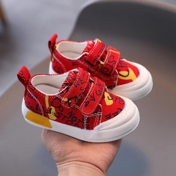 Baby Shoes 0-2 Years Old 1 Kids Canvas Shoes Boys Sneakers - amazitshop