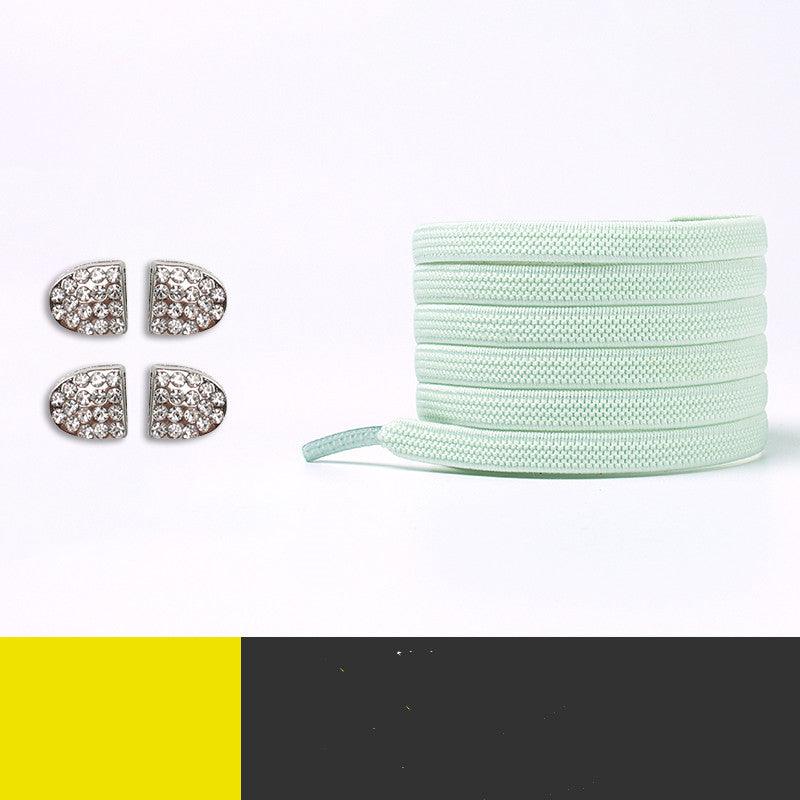 Elastic Tying-Free Shoelace Retainer Flat Color Shoelace Rope - amazitshop