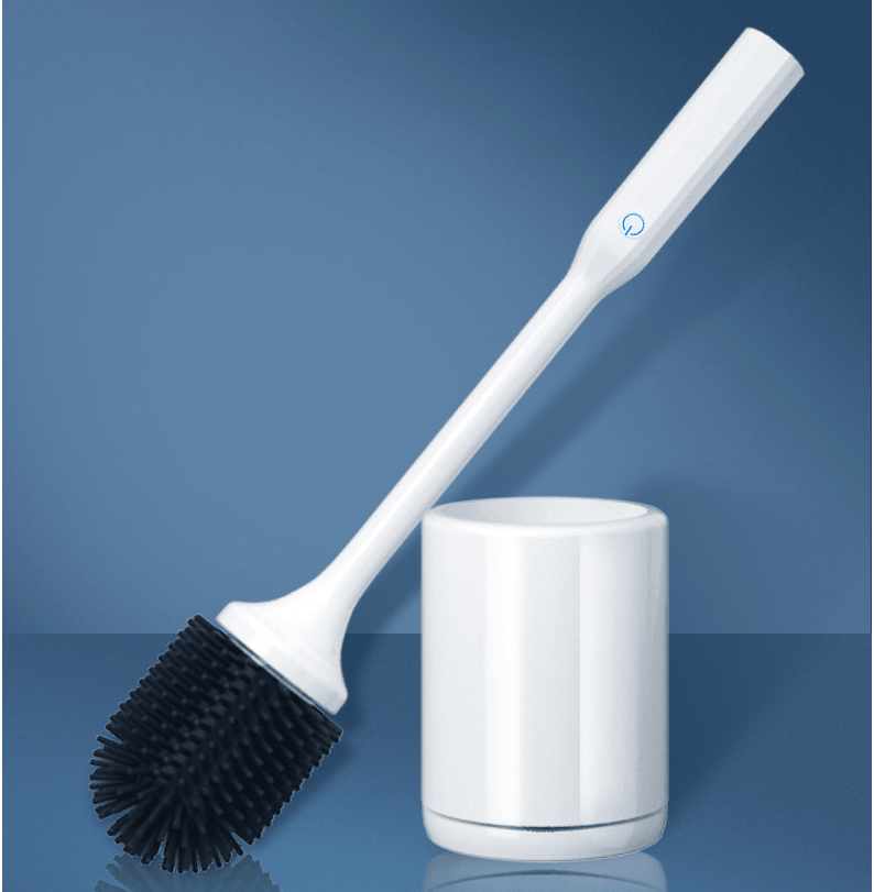 Toilet Brush Rubber Head Holder Cleaning Brush For Toilet Wall Hanging Household Floor Cleaning Bathroom Accessories - amazitshop