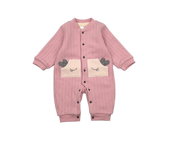 Toddler Outing Clothes Autumn And Winter Warm Baby Romper - amazitshop
