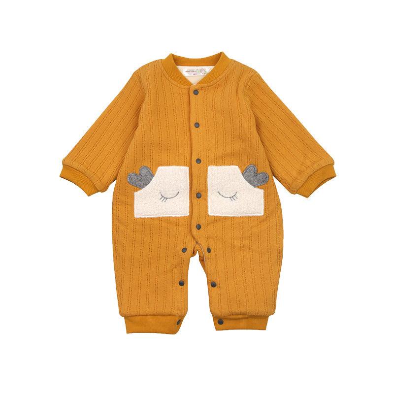 Toddler Outing Clothes Autumn And Winter Warm Baby Romper