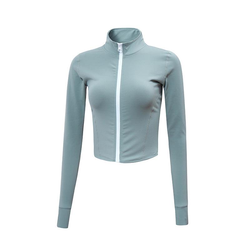 Long Sleeve Yoga Sports Top Workout Wear Women's Sports Jacket Women's Running Wear - amazitshop