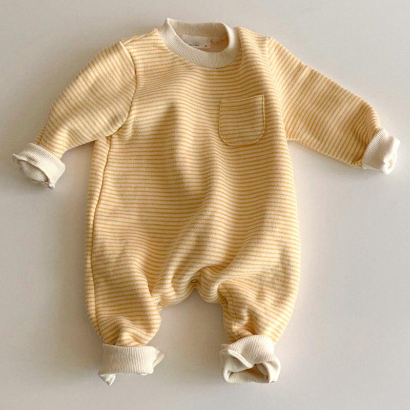 Wear striped baby jumpsuits outside - amazitshop