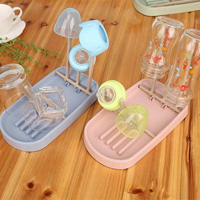 Baby Bottle Drying Rack Drying Rack Drain Stand Water Cup Holder Storage Box - amazitshop
