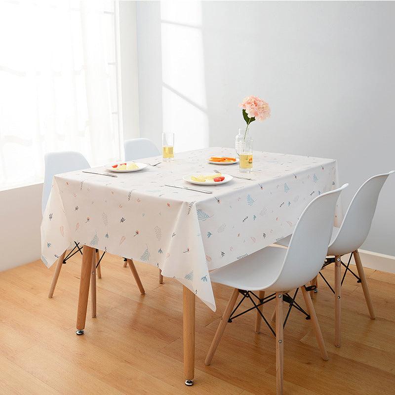 Small Fresh Tablecloth Waterproof, Oil-proof And Scald-proof Disposable Tablecloth - amazitshop