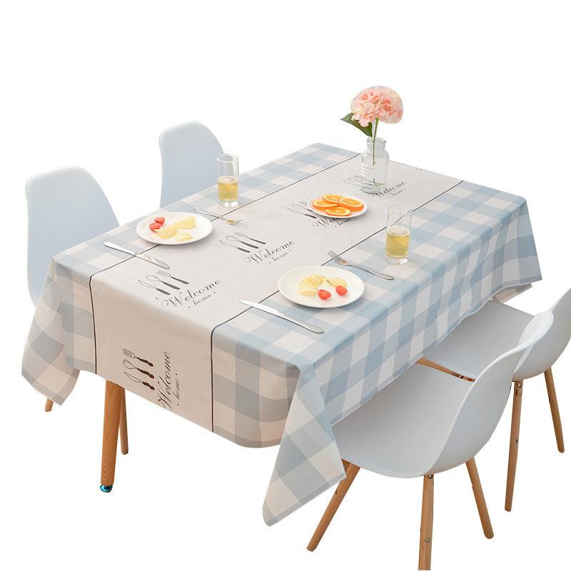 Small Fresh Tablecloth Waterproof, Oil-proof And Scald-proof Disposable Tablecloth - amazitshop