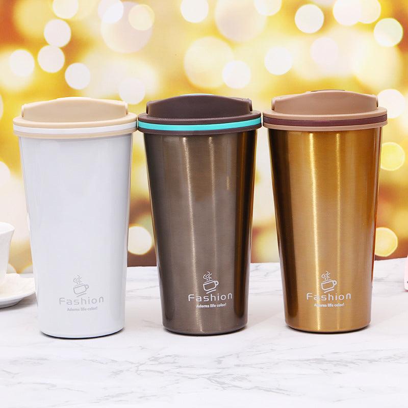 Portable Stainless Steel Thermos Mug For Lovers - amazitshop