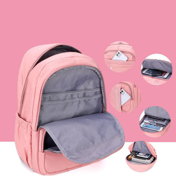 Removable Children School Bags for Baby School Backpack with Wheel Trolley Backpack Kids Luggage Bag Travel Backpack - amazitshop