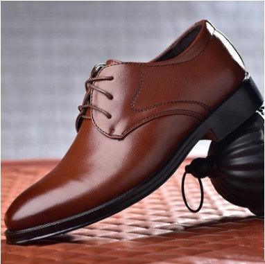 Black Shoes With Pointed Toe For Men - amazitshop