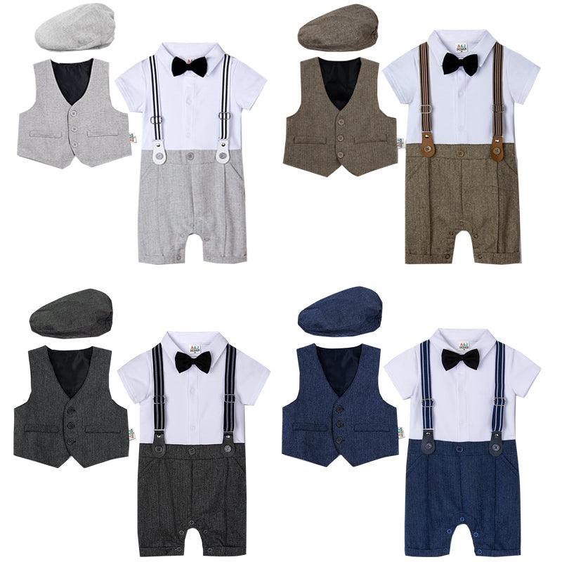 Baby Boy Suit One-piece Gentleman Suit - amazitshop