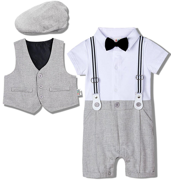 Baby Boy Suit One-piece Gentleman Suit - amazitshop