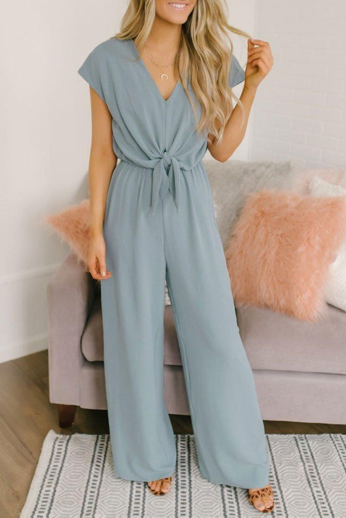 Hot Summer Fashion Joker Women Jumpsuits With Button - amazitshop