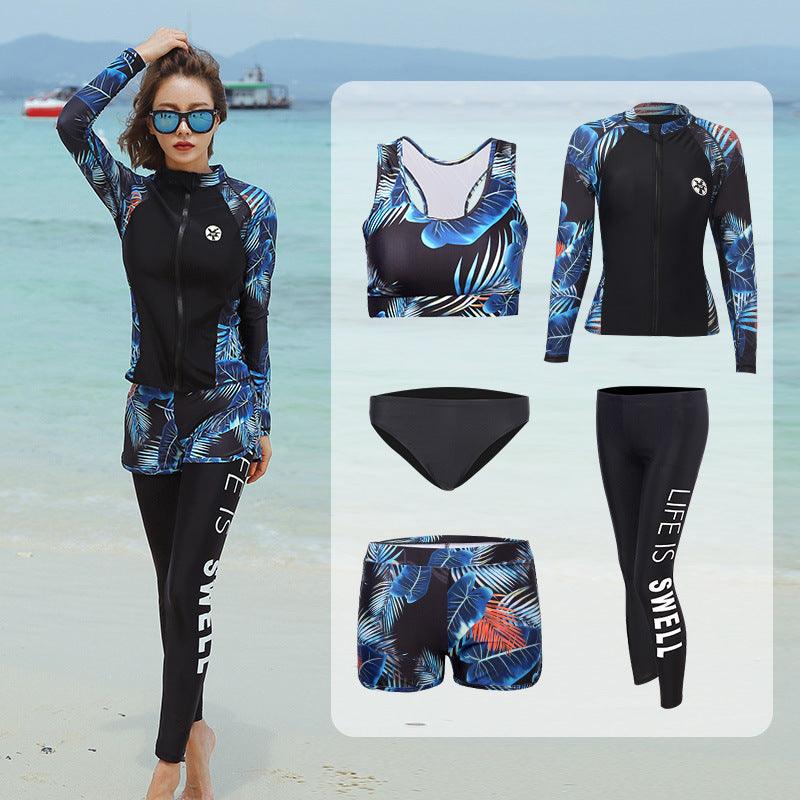 Long-sleeved Trousers Jellyfish Suit Snorkeling Surfing Swimsuit Suit - amazitshop