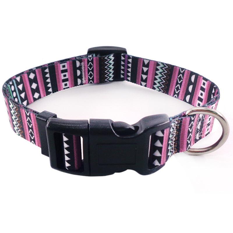 Pet Products Digital Printing Pet Collars Bohemian Collars National Style Dog Collars - amazitshop