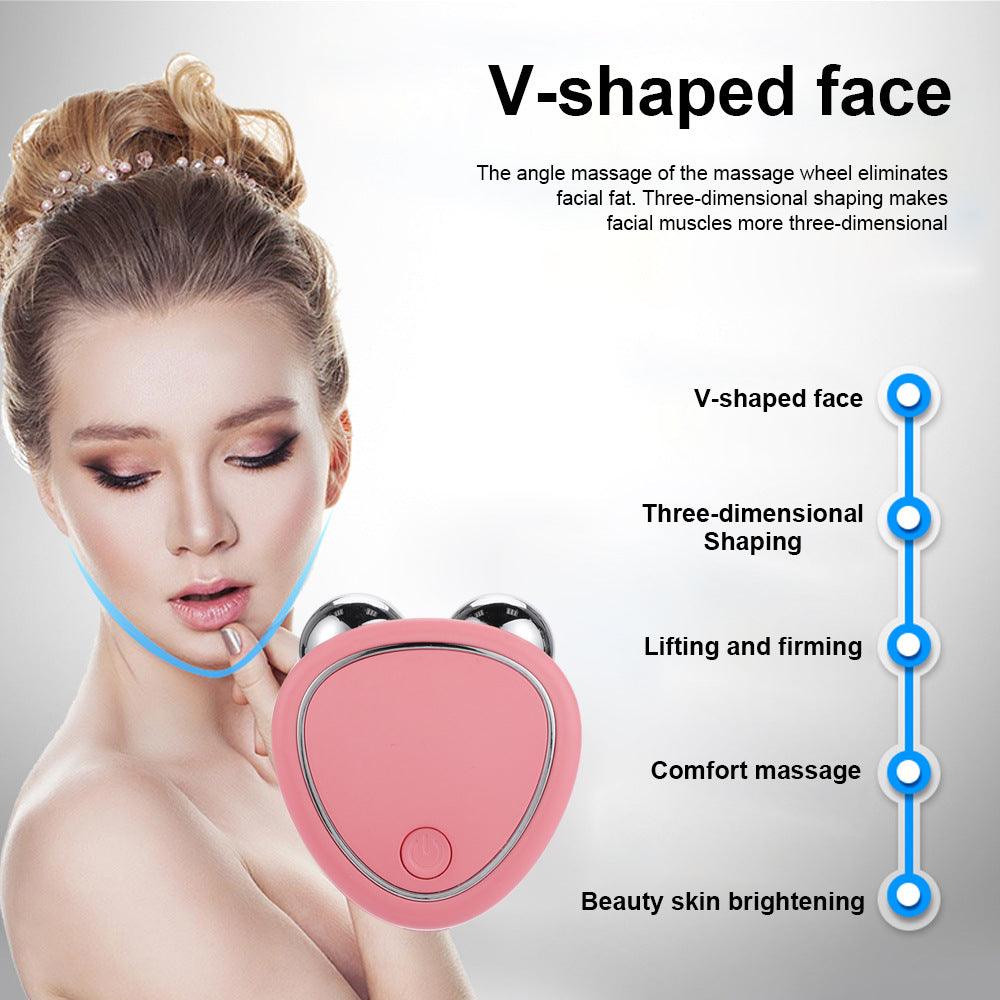 Micro Current Beauty Instrument Roller Instrument Beauty Massager Face - amazitshop